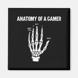 Íman Anatomia De Mão De Esqueleto De Jogador