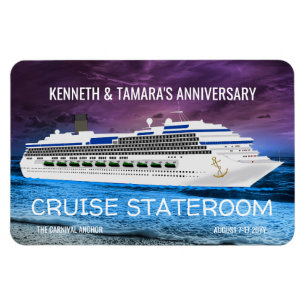 Íman Anchor Cruise Ship Stateroom Door Marker Reunion