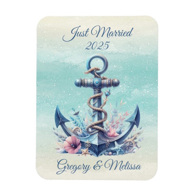 Íman Anchor Cruise Ship Stateroom Magnet (Vertical)