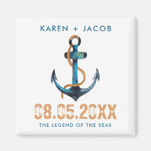 Íman Anchor Náutico Navio De Cruzeiro Que Pretende Ampa