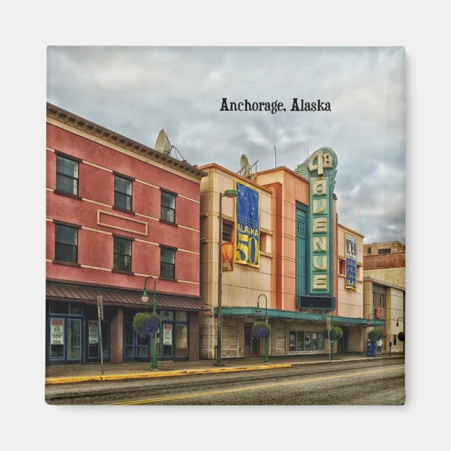 Íman Anchorage Cityscape (Frente)