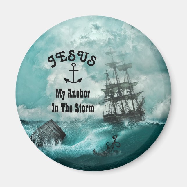 Íman "Âncora Na Tempestade (Frente)