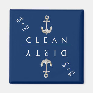 Íman Ancoragem branca personalizada/magneta suja do Mar