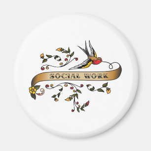 Íman Andorinha e rolo com trabalho social