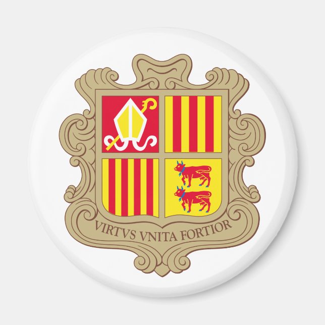 Íman Andorra Casaco de Armas (Frente)