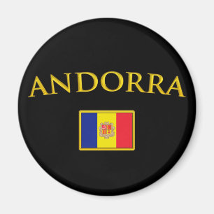 Íman Andorra dourado