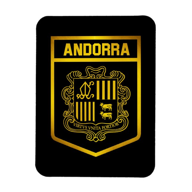 Íman Andorra Emblem (Vertical)