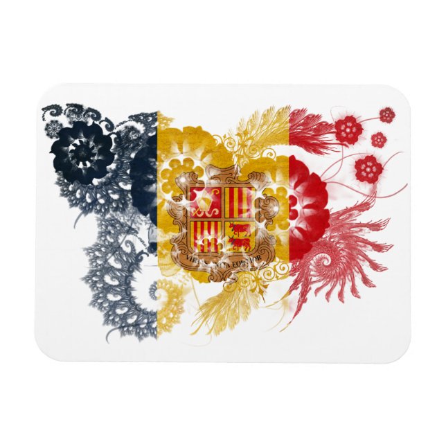 Íman Andorra Flag (Horizontal)