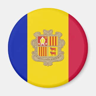 Íman Andorra Flag Magnet