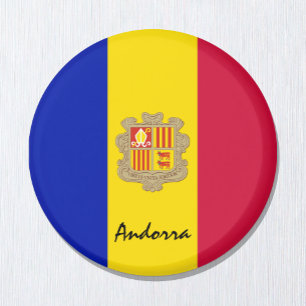 Íman Andorra flag Magnet, viagem, feriado, Andorra