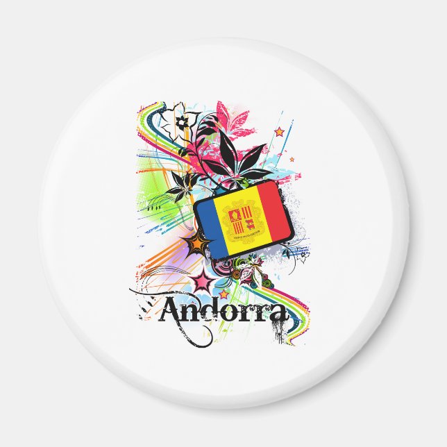 Íman Andorra Flor (Frente)