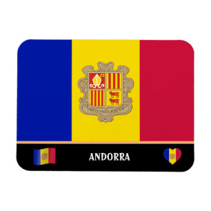 Íman Andorran Flag & Andorra country viagem / Andorra