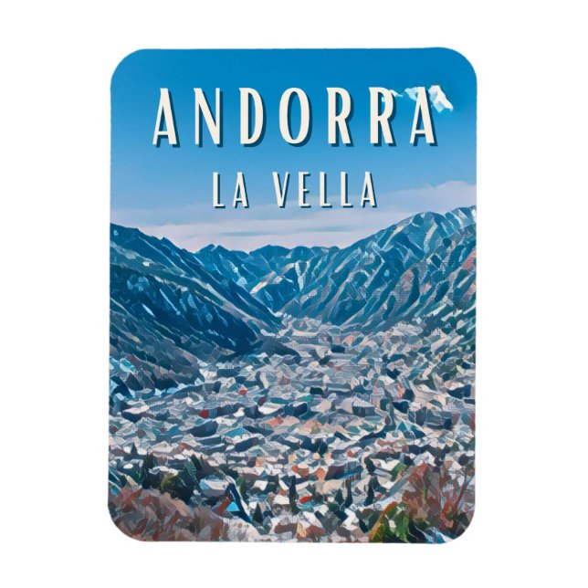 Íman Andorre-la-Vieille, ville de la nature (Vertical)