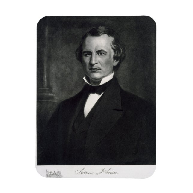 Íman Andrew Johnson (1808-75), 17º Presidente da ONU (Vertical)