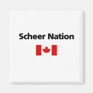 Íman Andrew Scheer Nação Conservador Bandeira Canaden