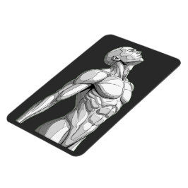 Íman Android Anatomy: Cyborg Flexible Magnet
