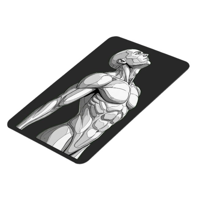 Íman Android Anatomy: Cyborg Flexible Magnet (Left Side)