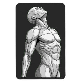 Íman Android Anatomy: Cyborg Flexible Magnet