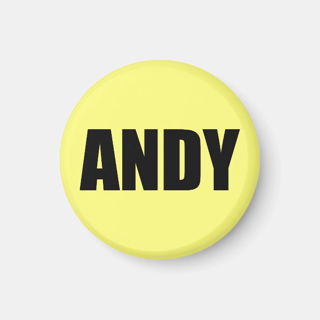 Íman Andy (Frente)