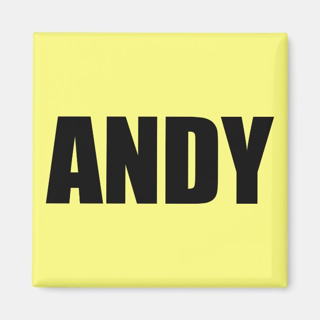 Íman Andy (Frente)