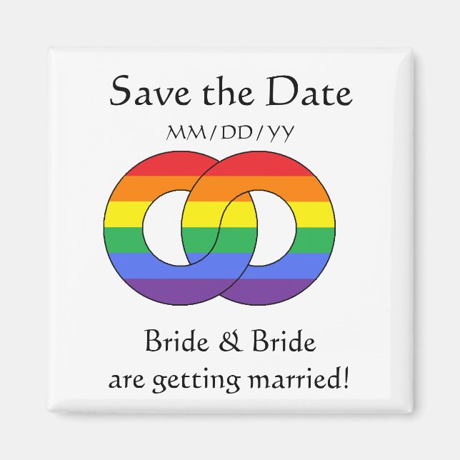 Íman Anéis de bloqueio - arco-íris - ímã (Frente)