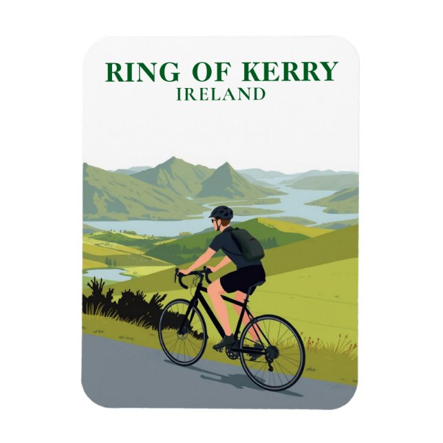 Íman Anel de Kerry Irlanda - Círculo Viagem Souvenir (Vertical)