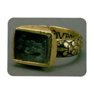 Íman Anel de Signet do rei Louis IX de France (St