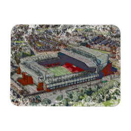 Íman Anfield Stadium Liverpool - Artistic Watercolour