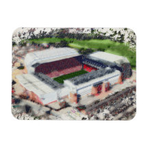 Anfield Stadium Liverpool - Artistic Watercolour