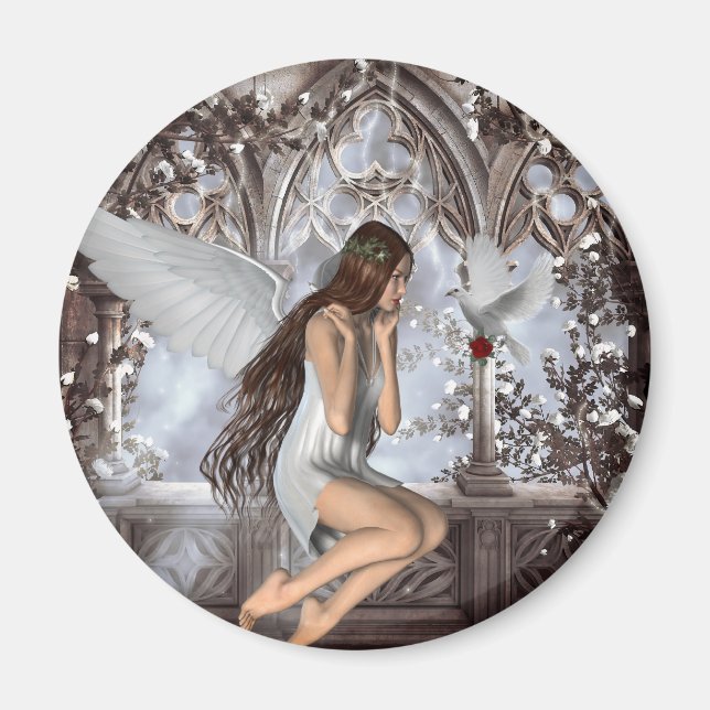 Íman Angel e sua pomba (Frente)