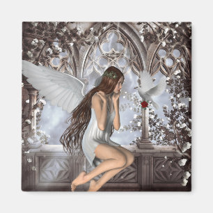 Íman Angel e sua pomba