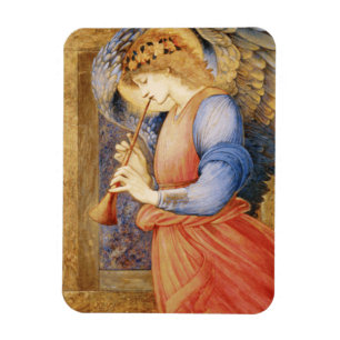 Íman Angel Playing a Flageolet (por Edward Burne-Jones)