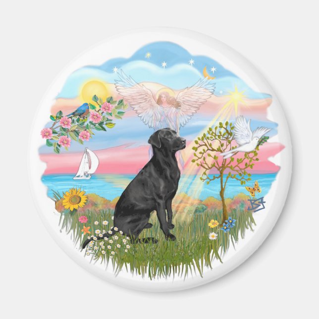 Íman Angel Star - Black Lab (Frente)