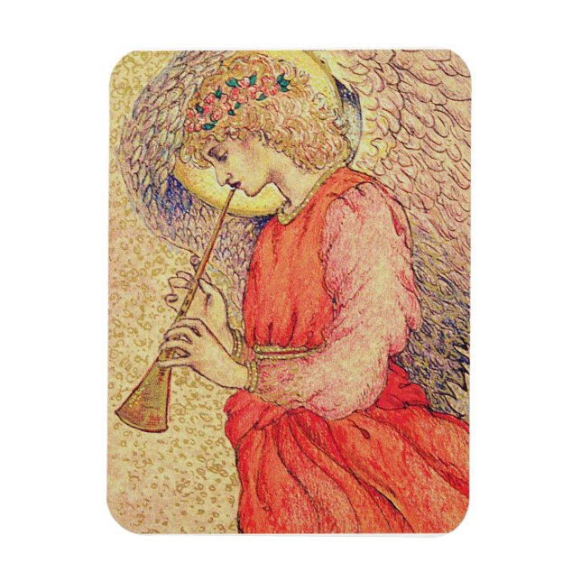 Íman Angel Tocando um Flageolet (Vertical)