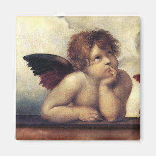 Íman ANGEL/Winged Cherub Raffaello Sanzio Magnet