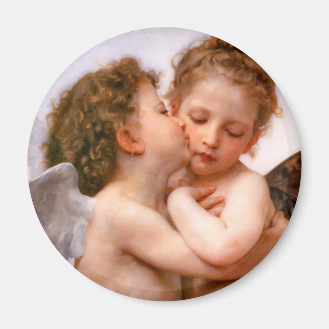 Íman Angels First Kiss, Bouguereau (Frente)