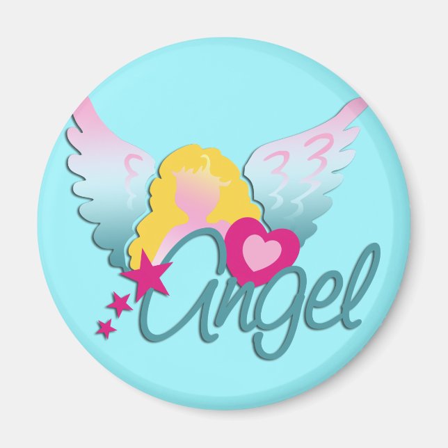 Íman Angels Love | ciano (Frente)