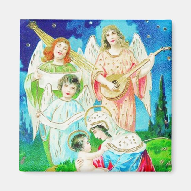 Íman Angels Sing Vintage Magnet (Frente)