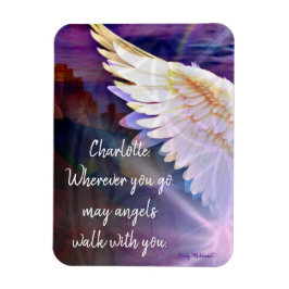 Íman Angels Walk With You Guardian Angel Wing Name