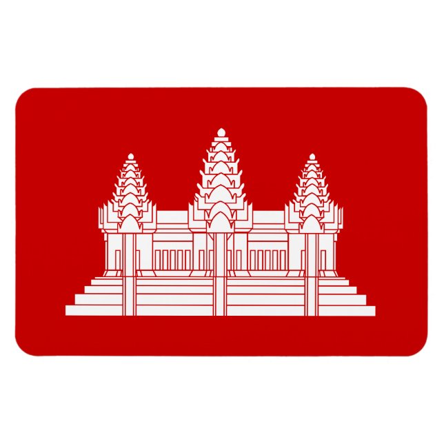 Íman Angkor Wat Cambodian / Khmer Flag (Horizontal)