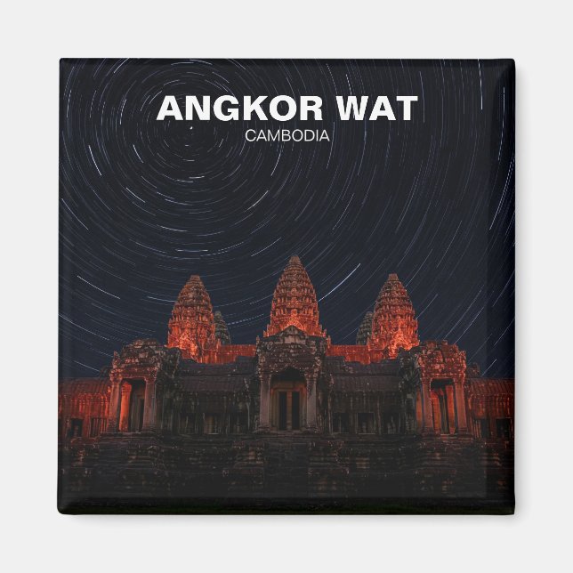 Íman Angkor Wat Cambodja à Noite (Frente)