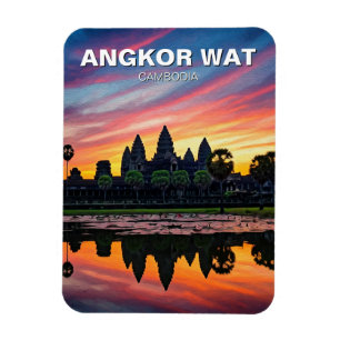 Íman Angkor Wat Cambodja Sunset