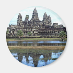 Íman Angkor Wat Cambodja Temple Viagem Fotografia