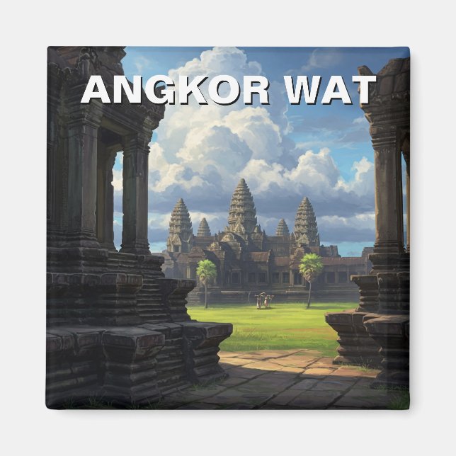 Íman Angkor Wat Camboja (Frente)