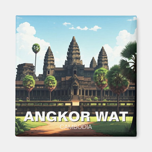 Íman Angkor Wat Camboja (Frente)