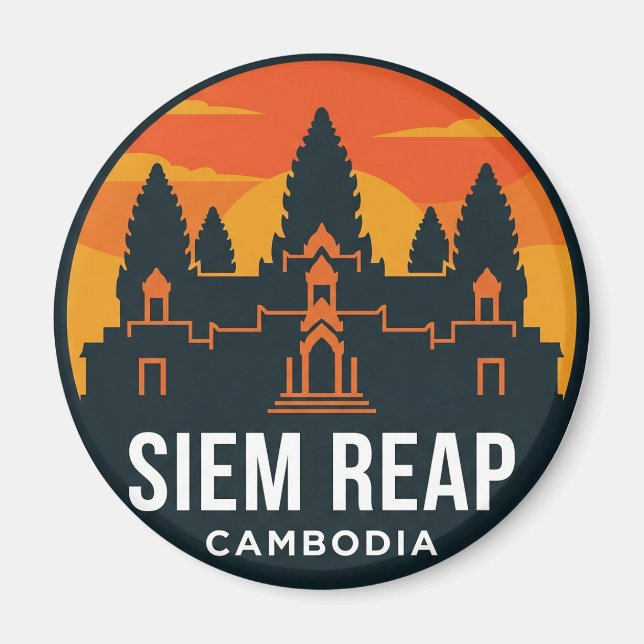 Íman Angkor Wat Camboja (Frente)