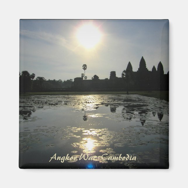 Íman Angkor Wat Morning Magnet (Frente)