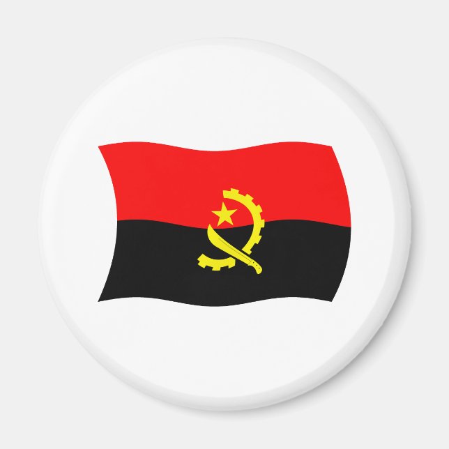 Íman Angola Flag Magnet (Frente)