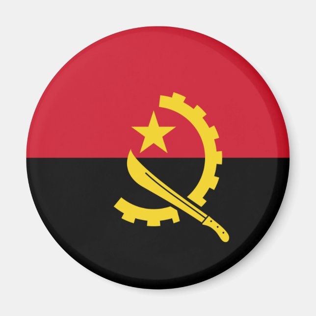 Íman Angola Flag Magnet (Frente)
