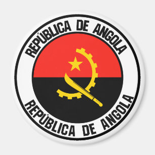 Íman Angola Round Emblem